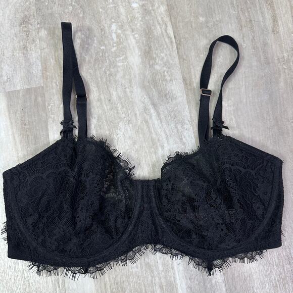 Victoria's Secret Other - Victoria’s Secret Black Lace Dream Angels push-up without padding Size 34DD
